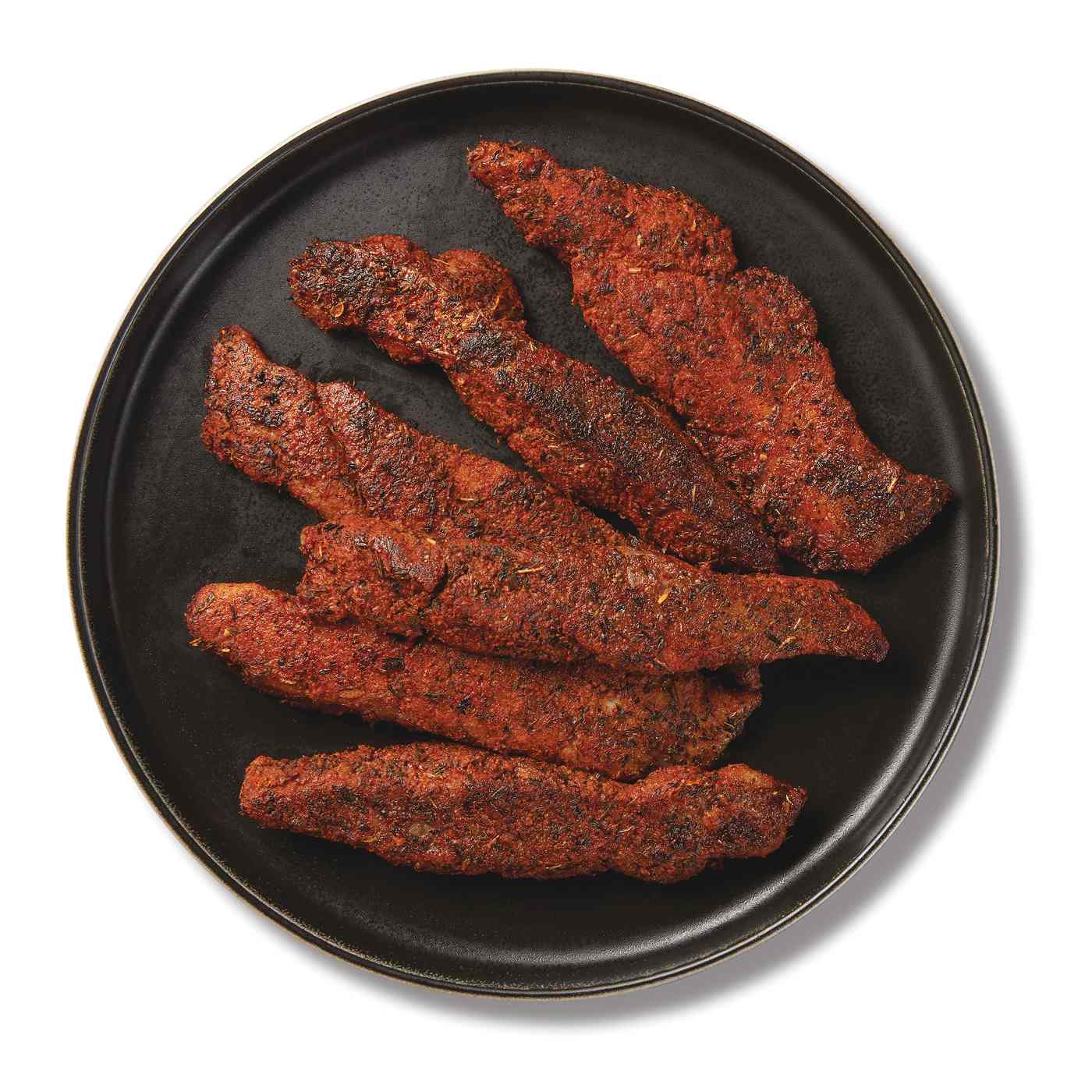 H-E-B Fish Market Seasoned Catfish Strips - Blackened Flavored; image 2 of 3