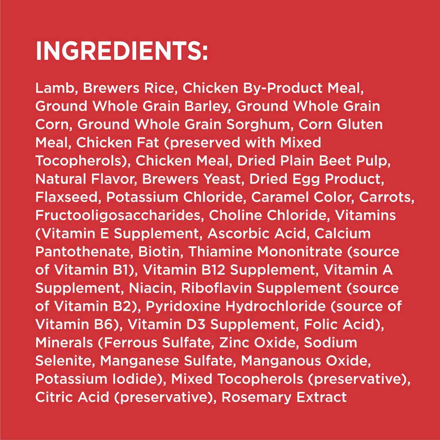 IAMS Minichunks Adult Dry Dog Food Lamb & Rice Recipe Dog Kibble Shop