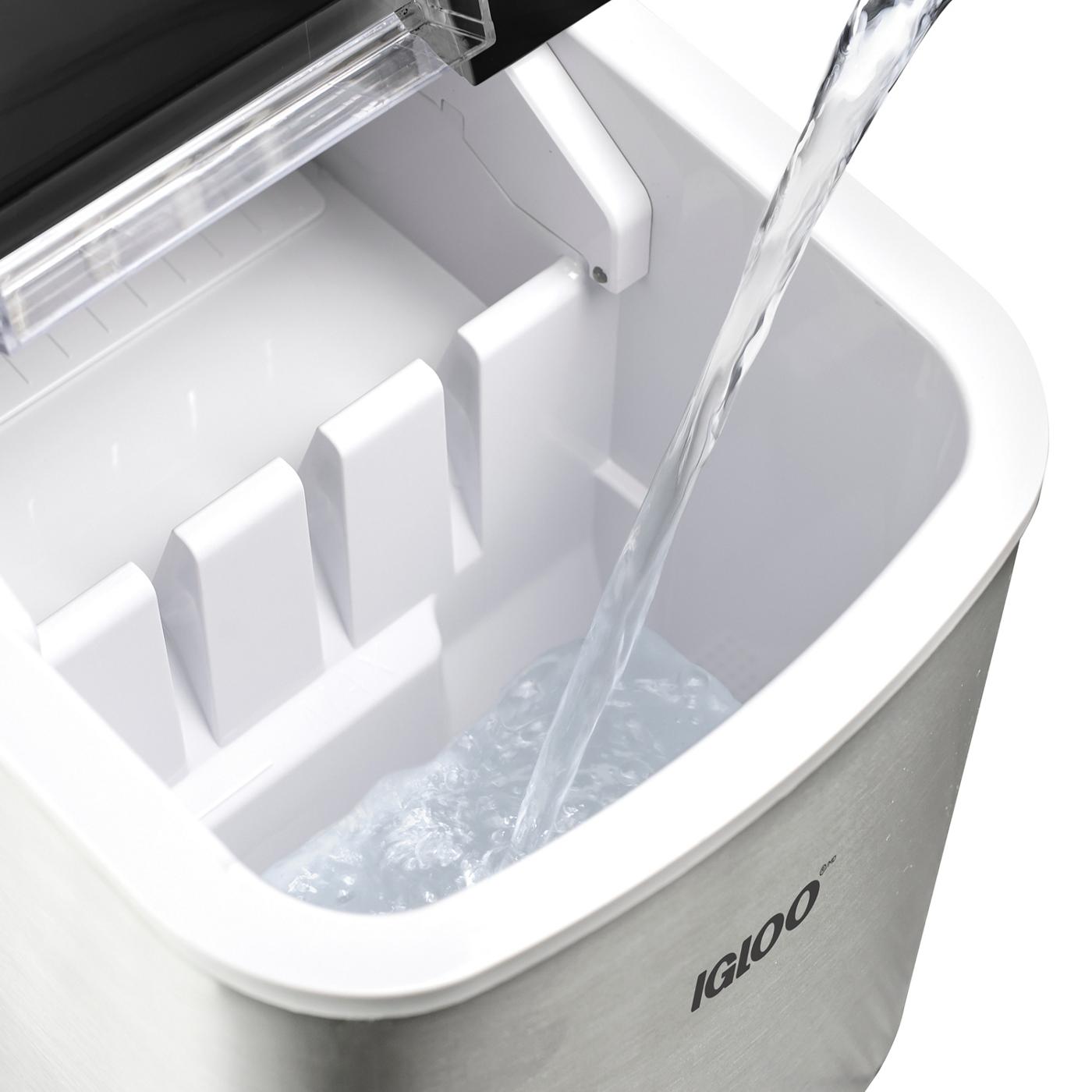 Igloo Self Cleaning Ice Maker with Carrying Handle; image 3 of 6