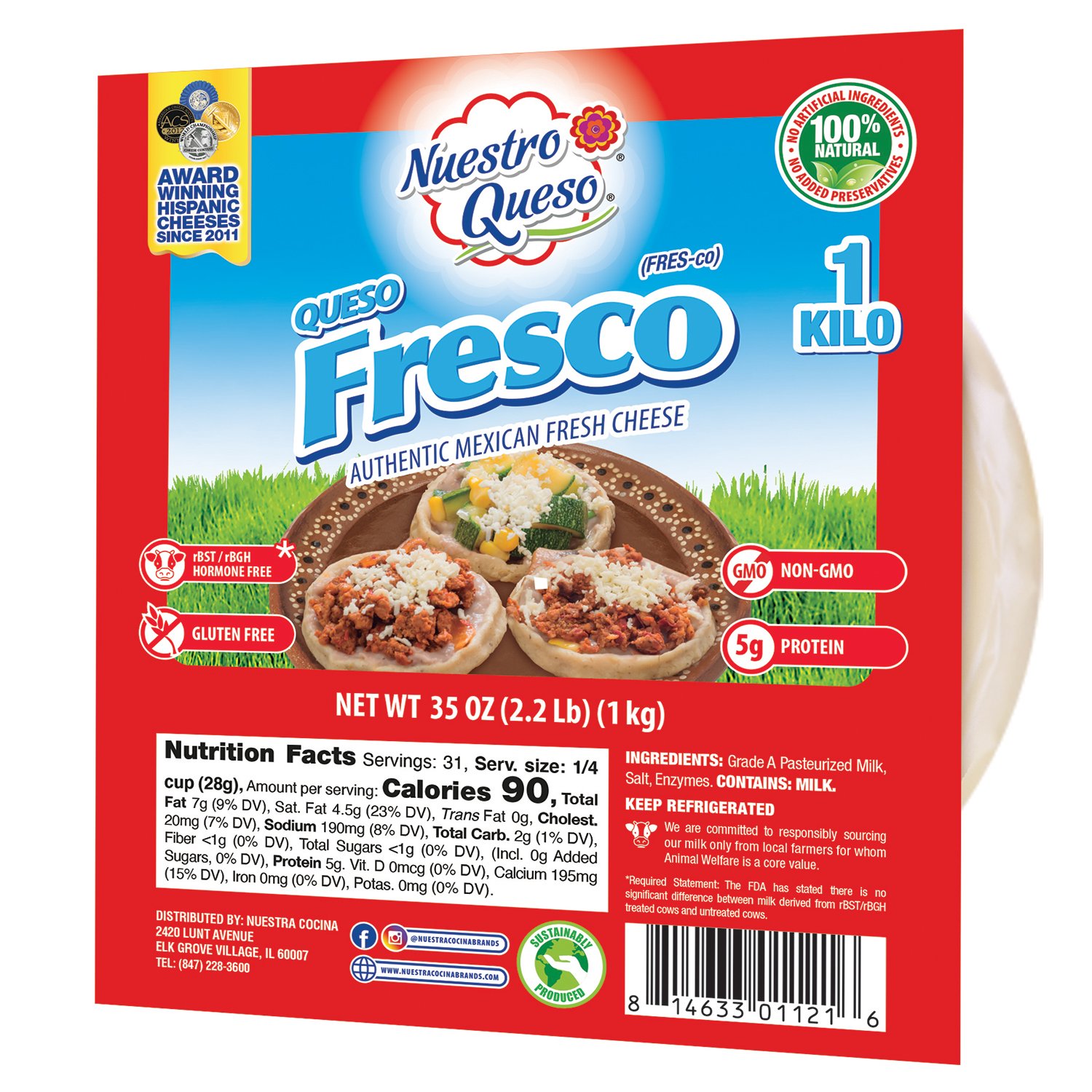 Nuestro Cocina Queso Fresco Shop Cheese at HEB