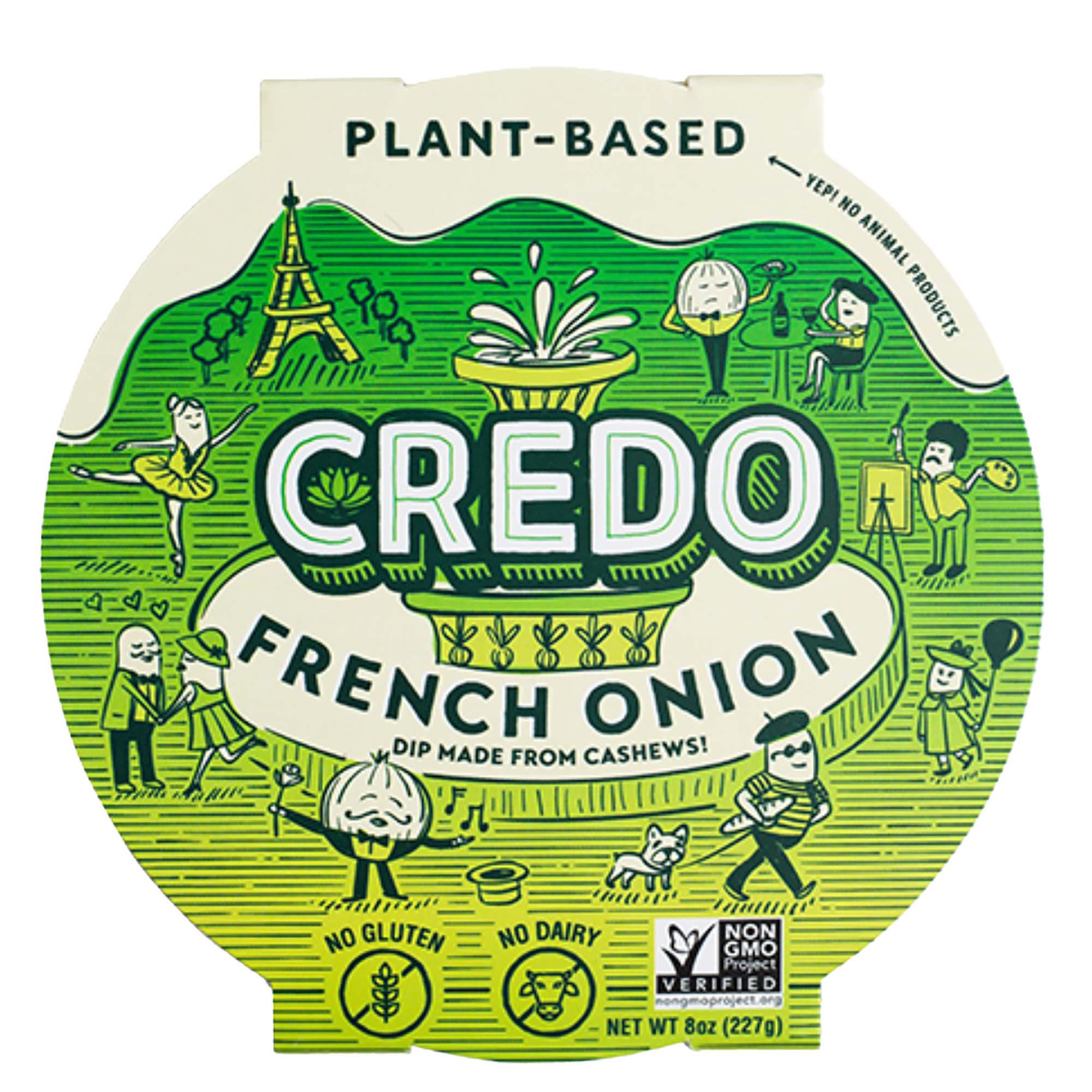 Credo French Onion Plant Based Dip Shop Tofu & meat alternatives at HEB