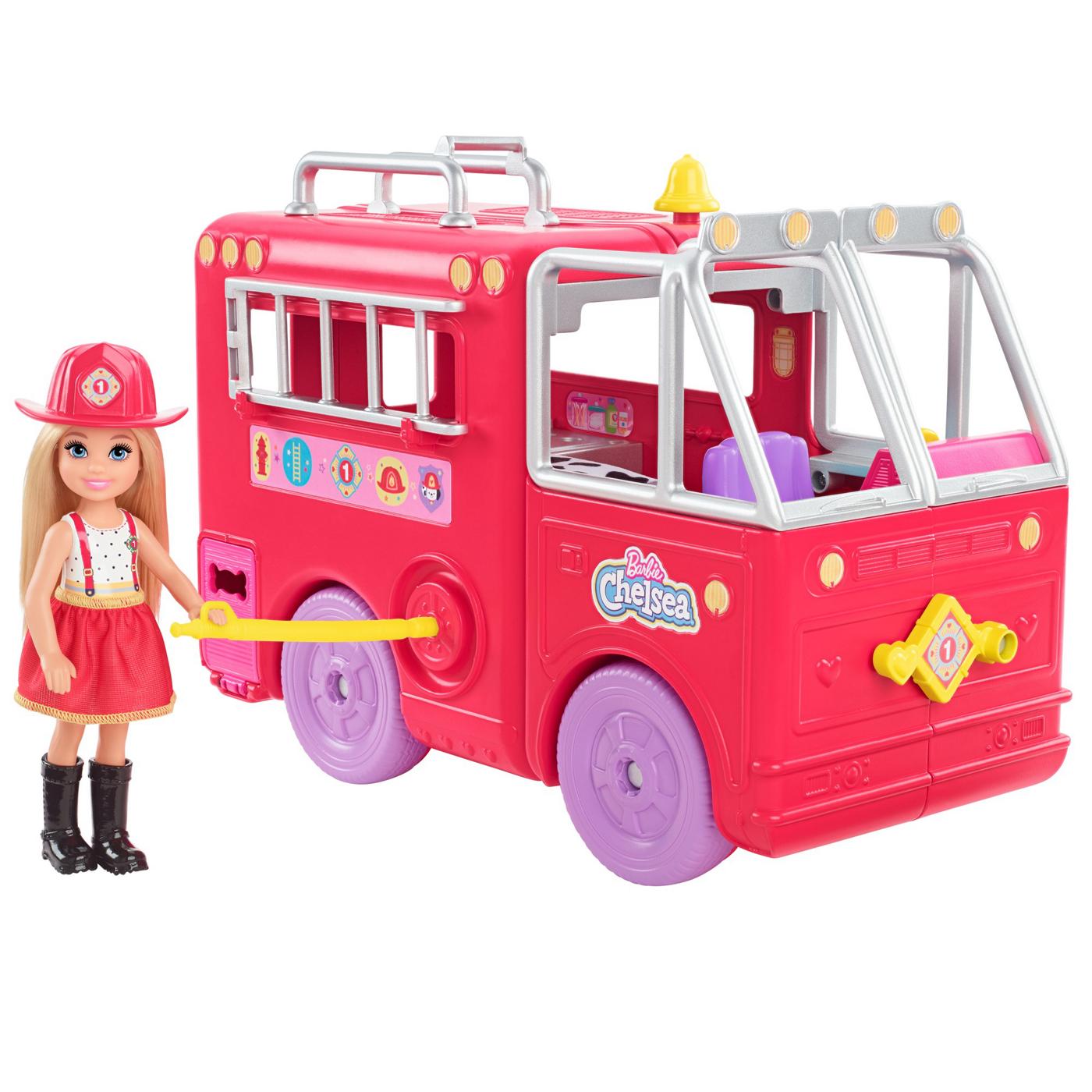 Barbie Chelsea Fire Truck Playset; image 1 of 4