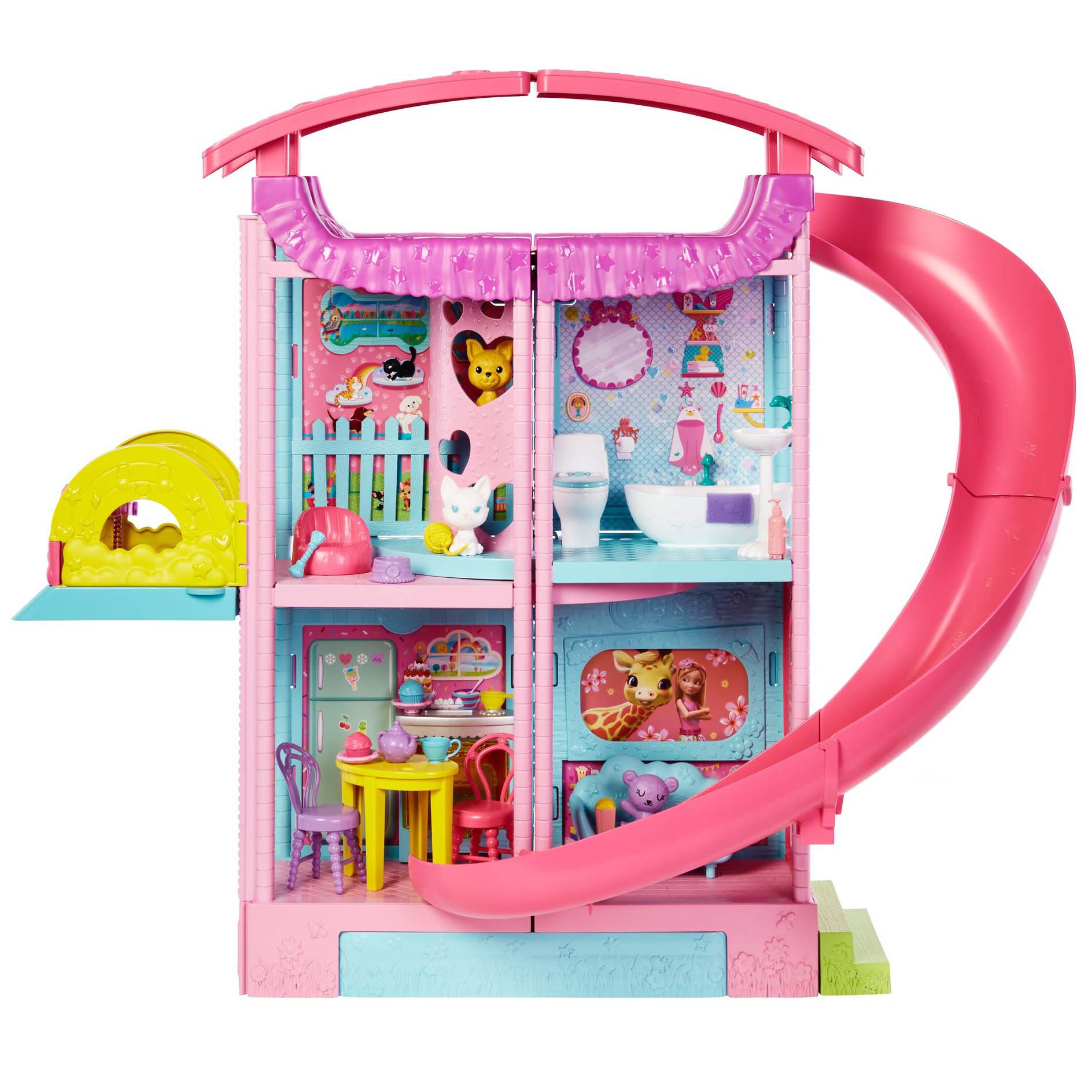 Barbie Chelsea Casa De Juegos Casa De Dos Pisos Para Mu ecas De Juguete