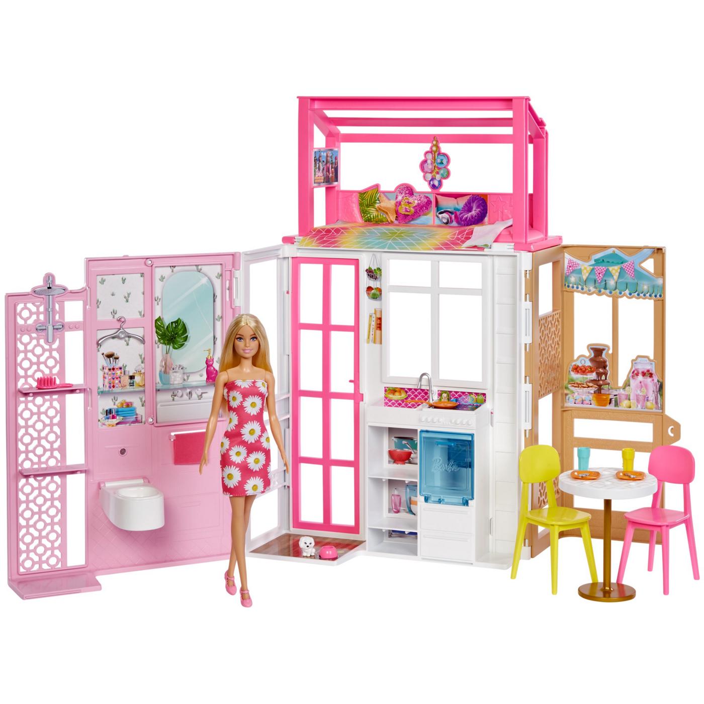 Barbie 2 hot sale story doll house