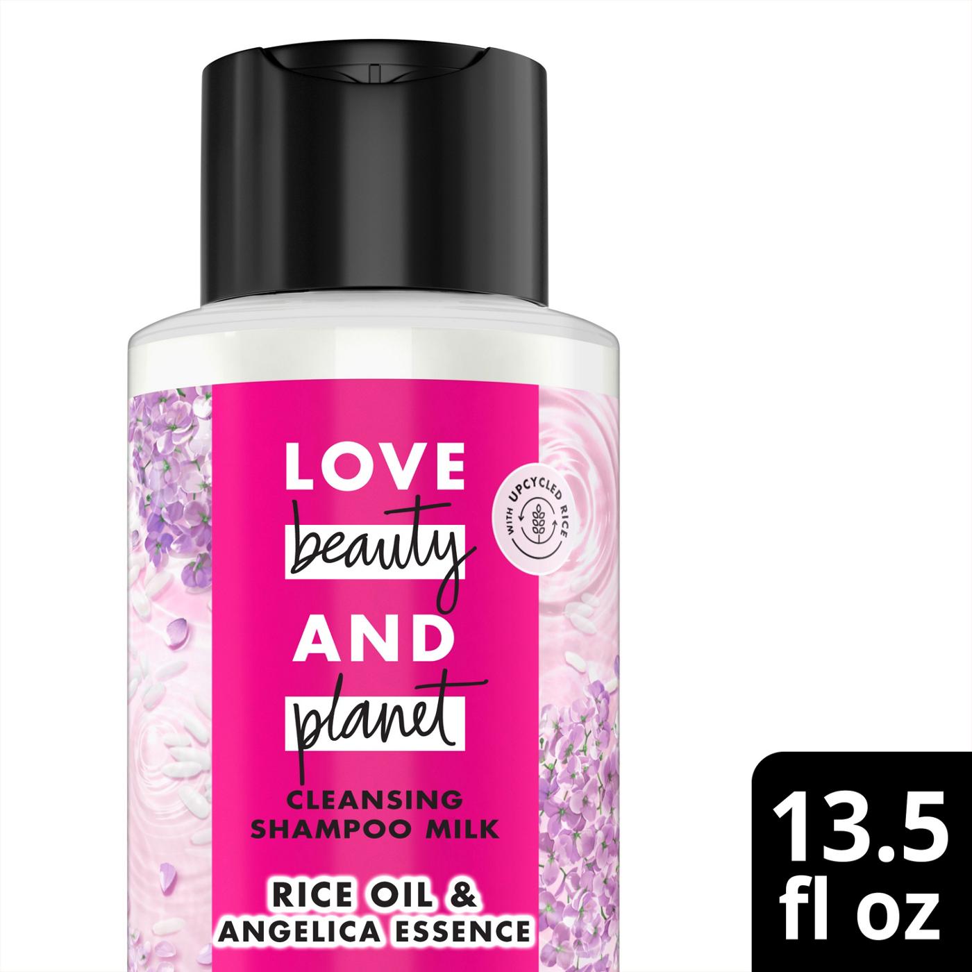 Love Beauty and Planet Rice Oil and Angelica Essence Shampoo Milk; image 3 of 3