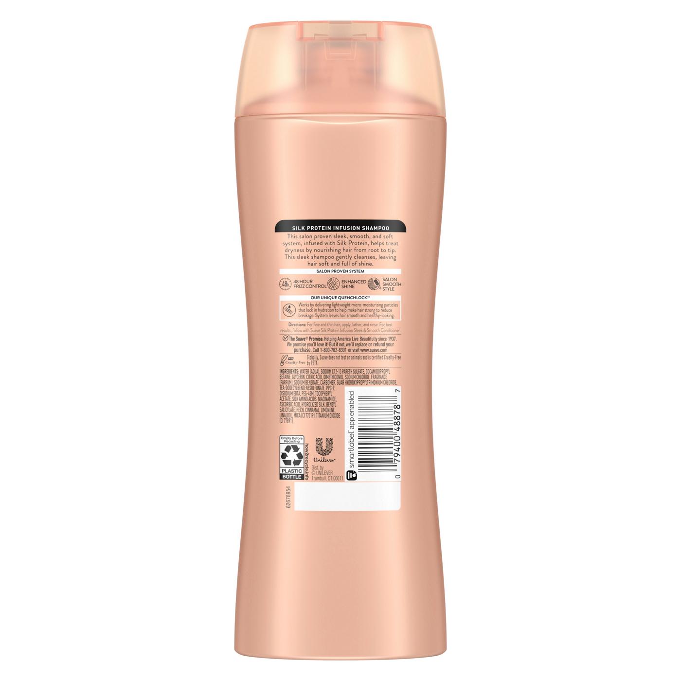 Suave Silk Protein Infusion Sleek & Smooth Shampoo; image 4 of 6