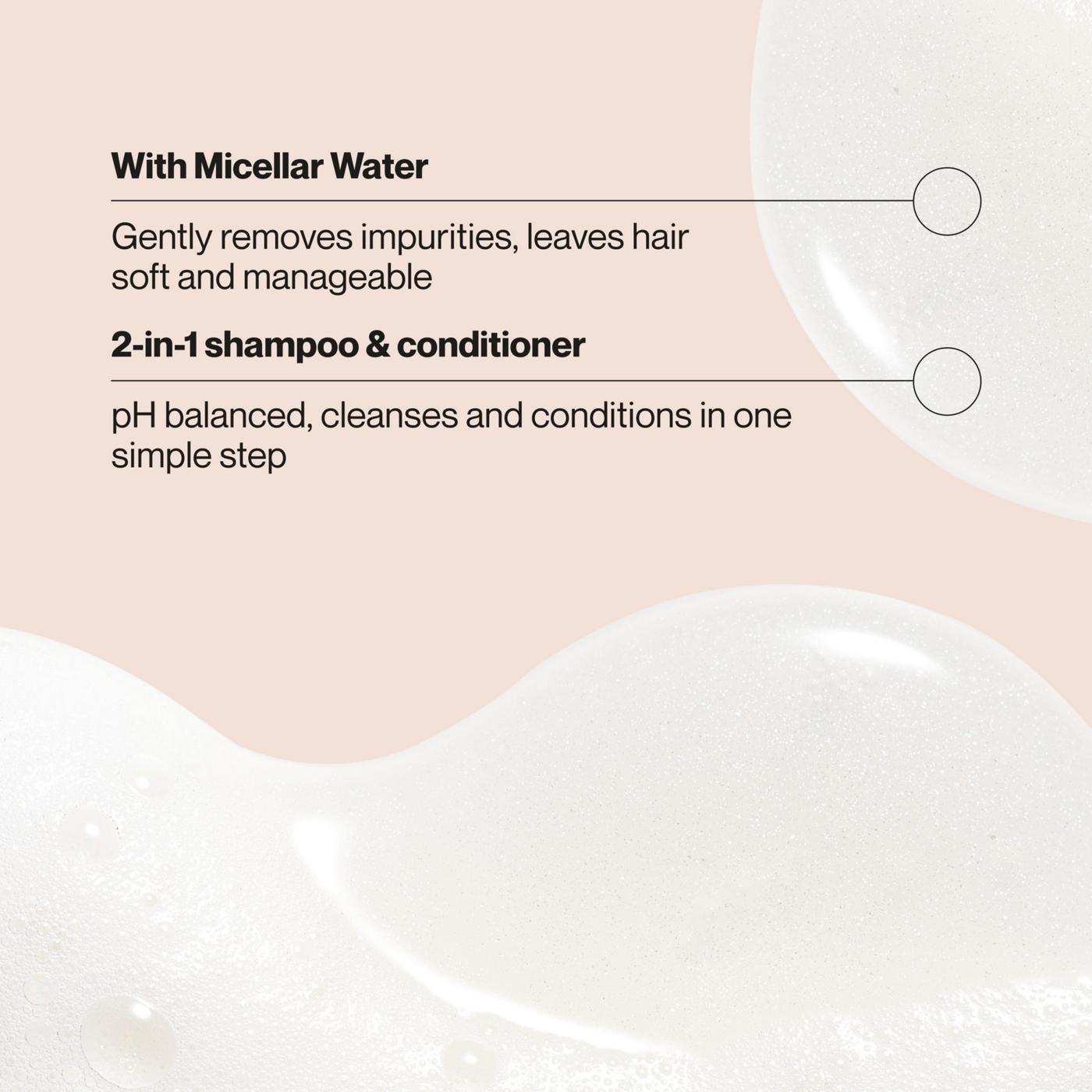 Suave Micellar Infusion 2-In-1 Purifying Shampoo & Conditioner; image 3 of 6