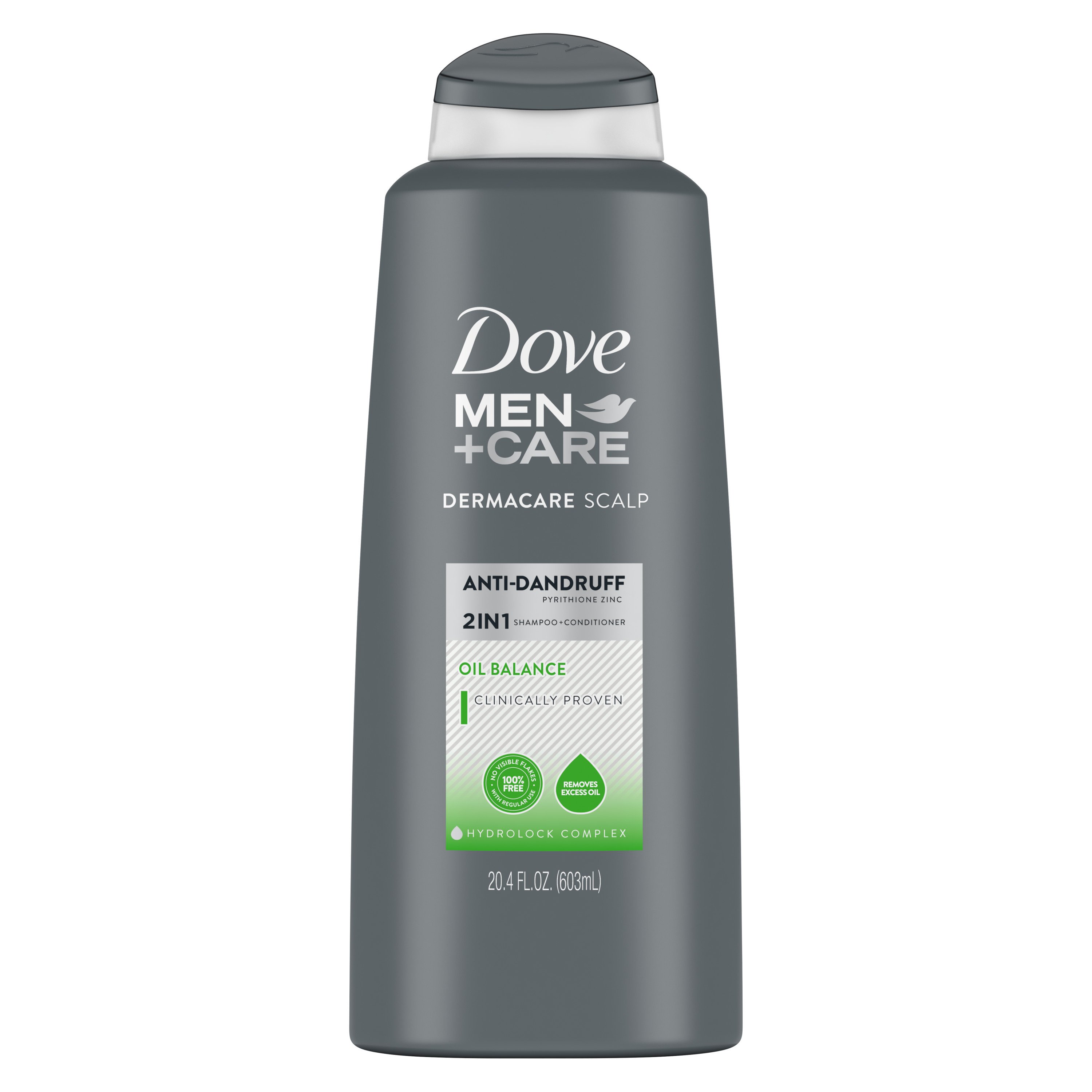 Dove Men+Care DermaCare Scalp Oil Balance 2-in-1 Shampoo and Conditioner -  Shop Hair Care at H-E-B