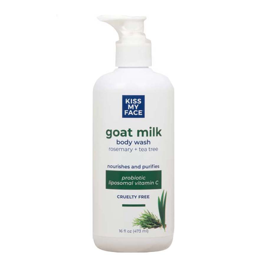 Kiss My Face Goat Milk Body Wash Rosemary + Tea Tree Shop Body Wash