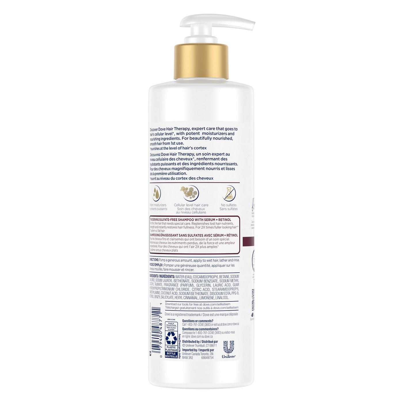 Dove Hair Therapy Strength & Fullness Boost Shampoo; image 6 of 7