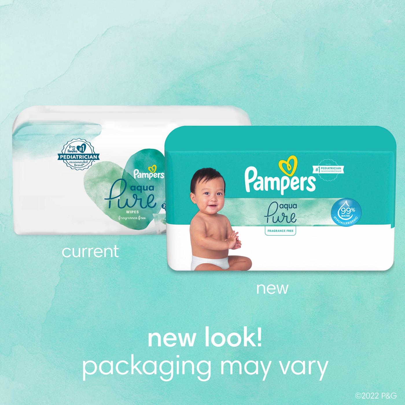 Pampers Aqua Pure Baby Wipes with Pop-Top; image 4 of 8