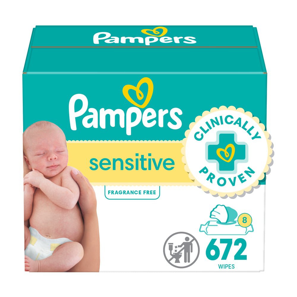 rust jurk markeerstift Pampers Baby Wipes Sensitive Perfume Free 12X Pop-Top Packs - Shop Diapers  & Potty at H-E-B