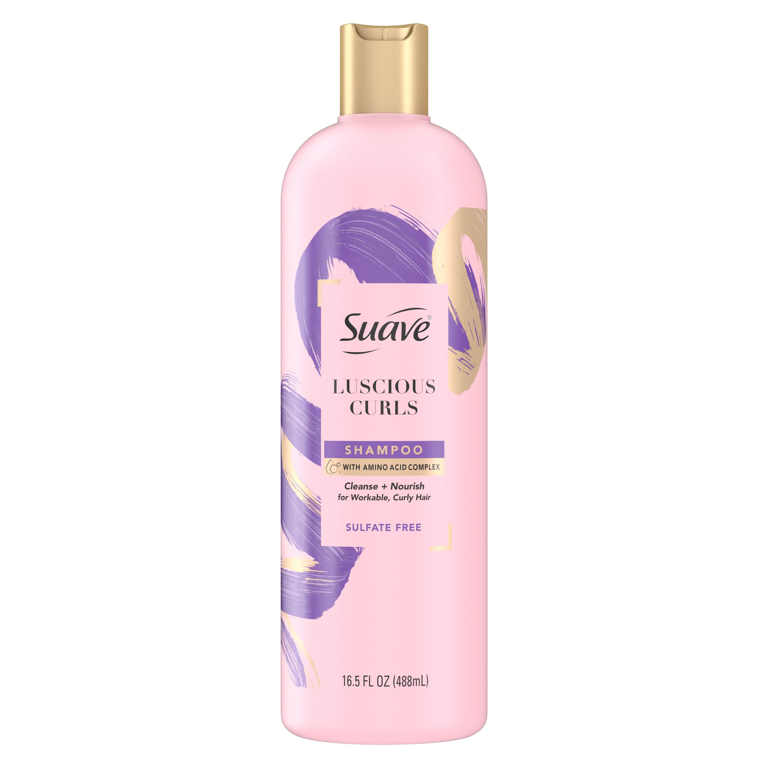 Suave Pink Luscious Curls Shampoo Shop Shampoo & conditioner at HEB