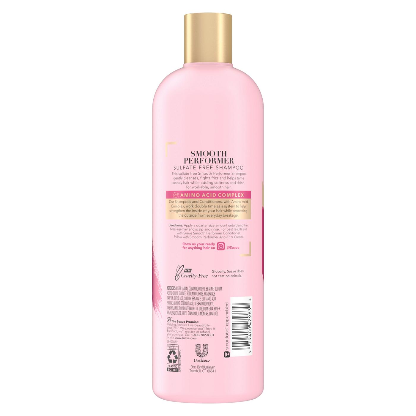 Suave Pink Smooth Performer Shampoo; image 3 of 7