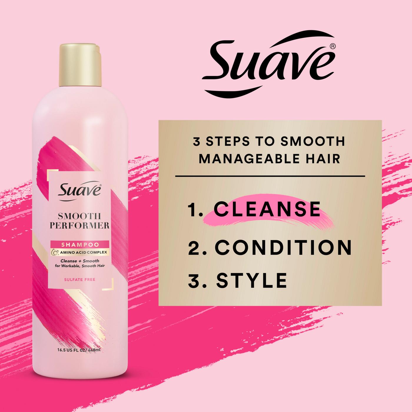 Suave Pink Smooth Performer Shampoo; image 4 of 7