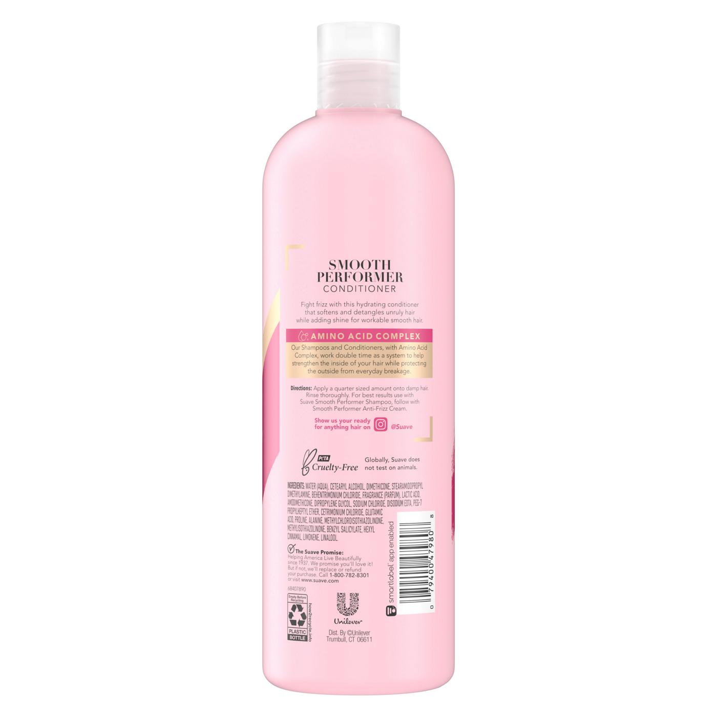 Suave Pink Smooth Performer Conditioner; image 4 of 5