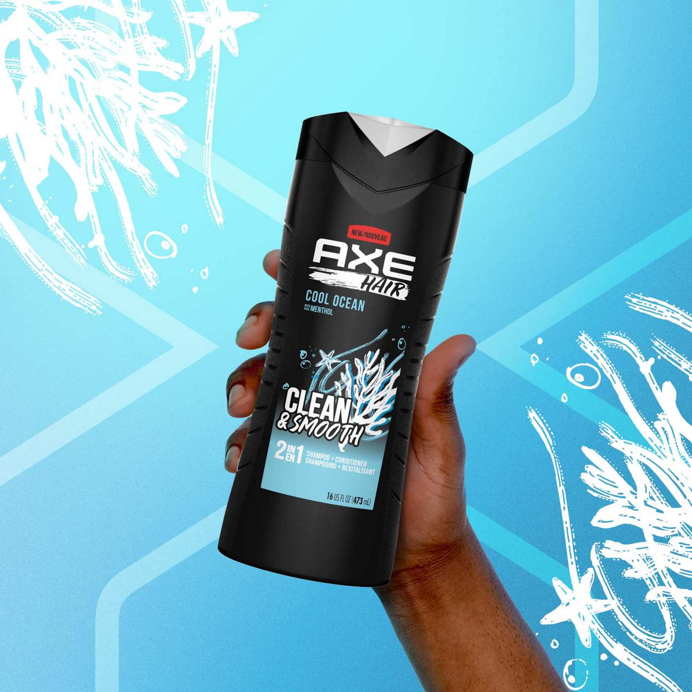 AXE Hair 2 in 1 Shampoo + Conditioner - Cool Ocean - Shop Shampoo ...