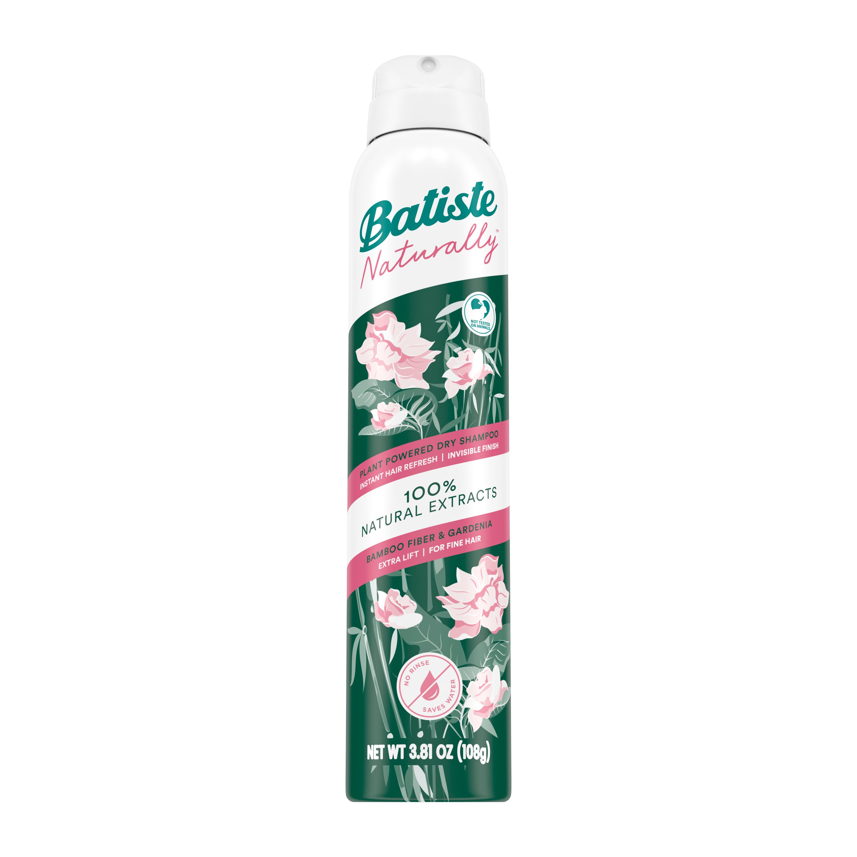Batiste Naturally Plant Powered Dry Shampoo Bamboo Fiber & Gardenia