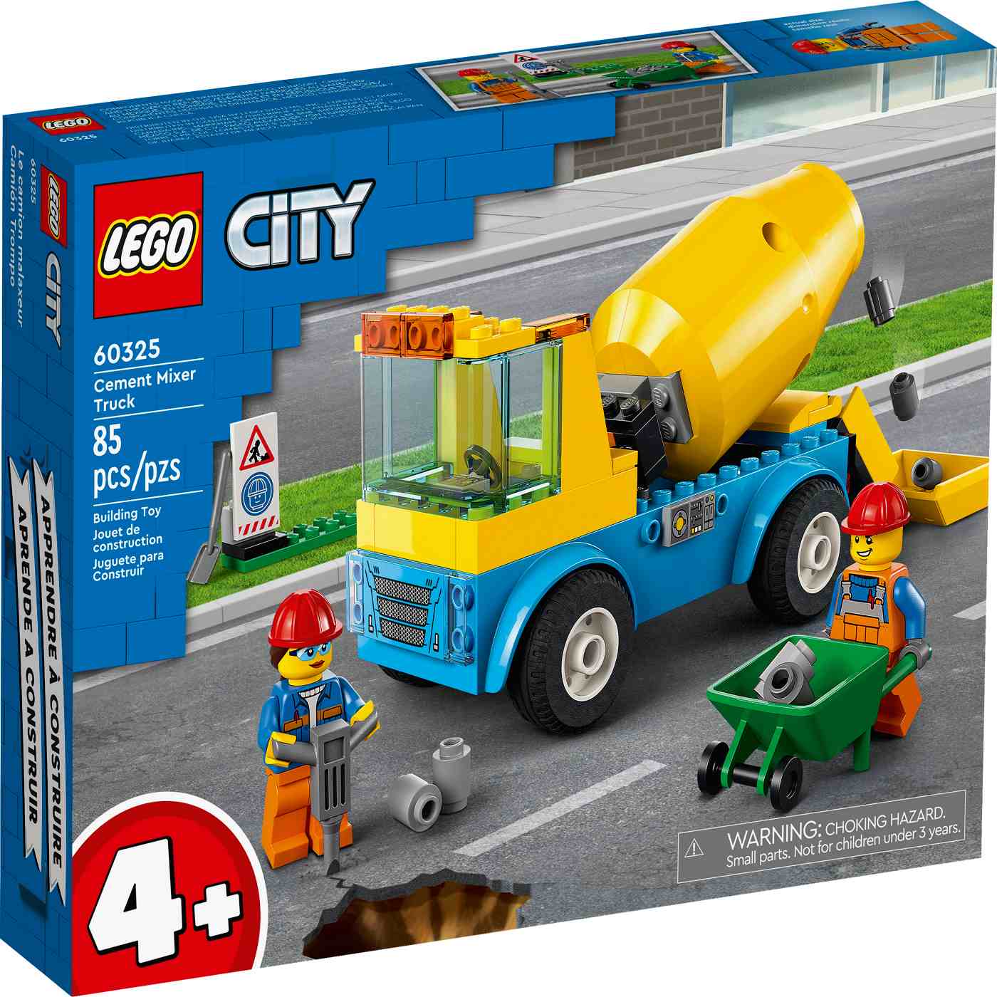 LEGO City Cement Mixer Truck Set; image 1 of 2