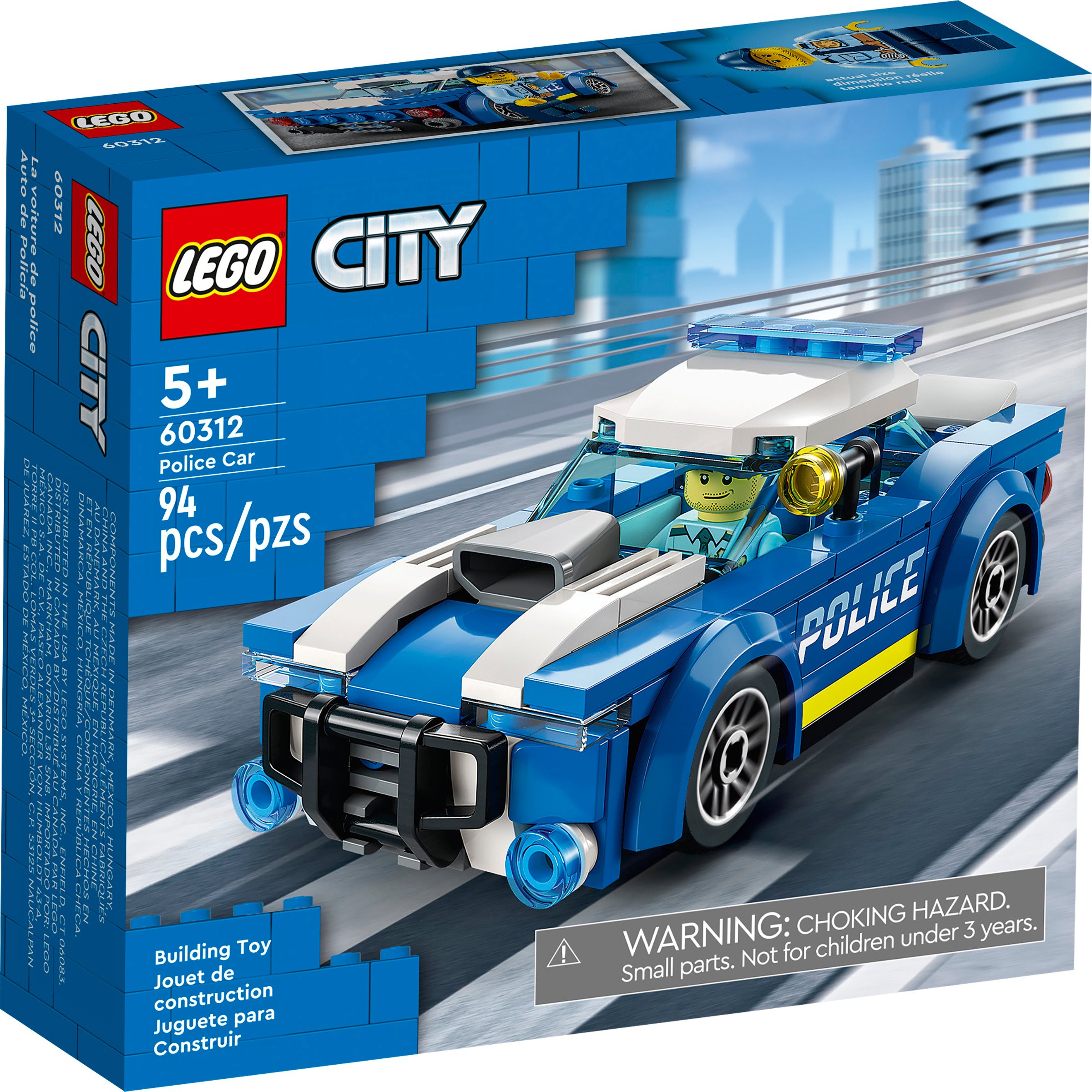 Lego City Police Car Playset - Shop Lego & Building at H-E-B