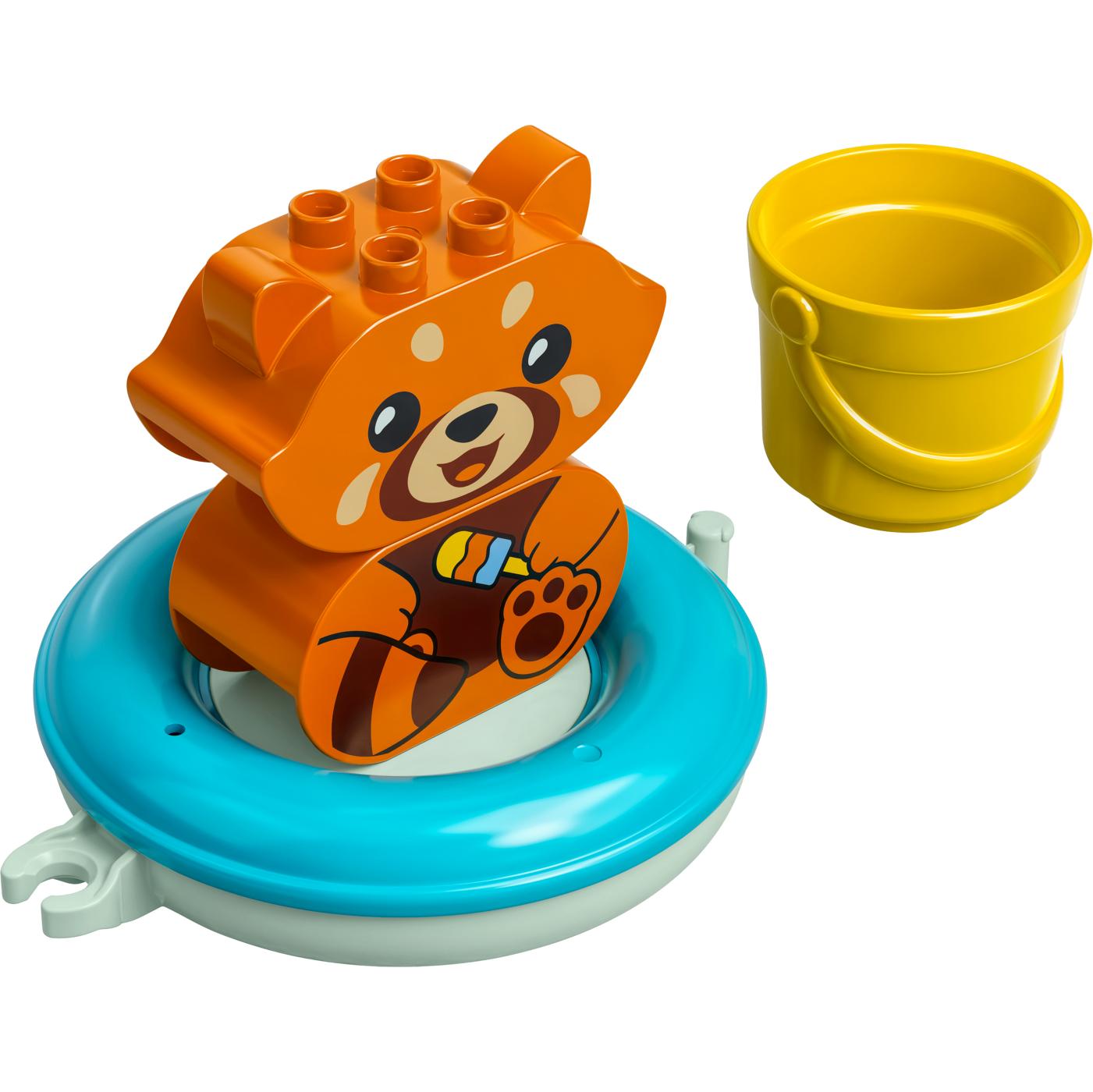 LEGO Duplo Bath Time Fun: Floating Red Panda Set; image 2 of 2