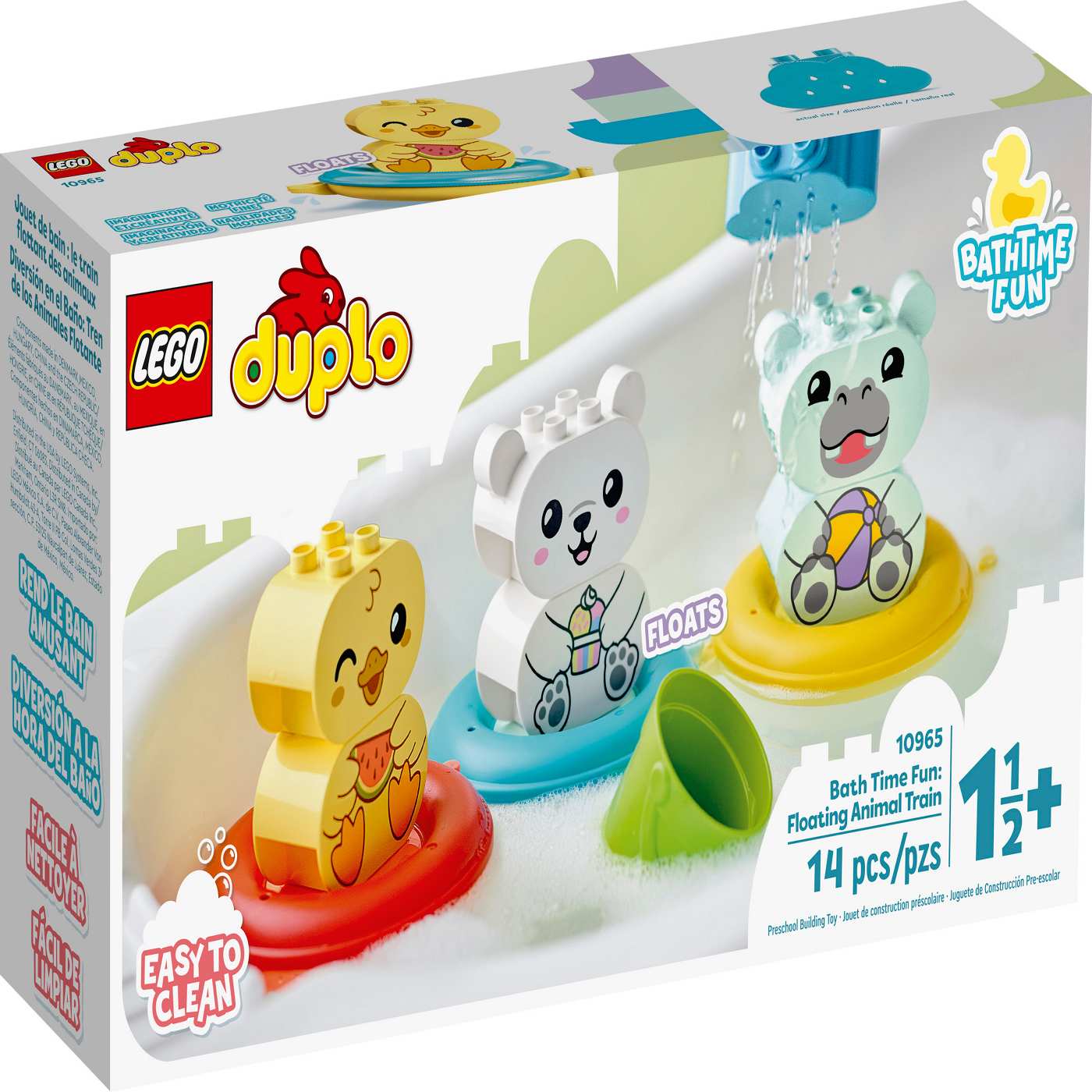 LEGO Duplo Bath Time Fun: Floating Animal Train Set; image 1 of 2