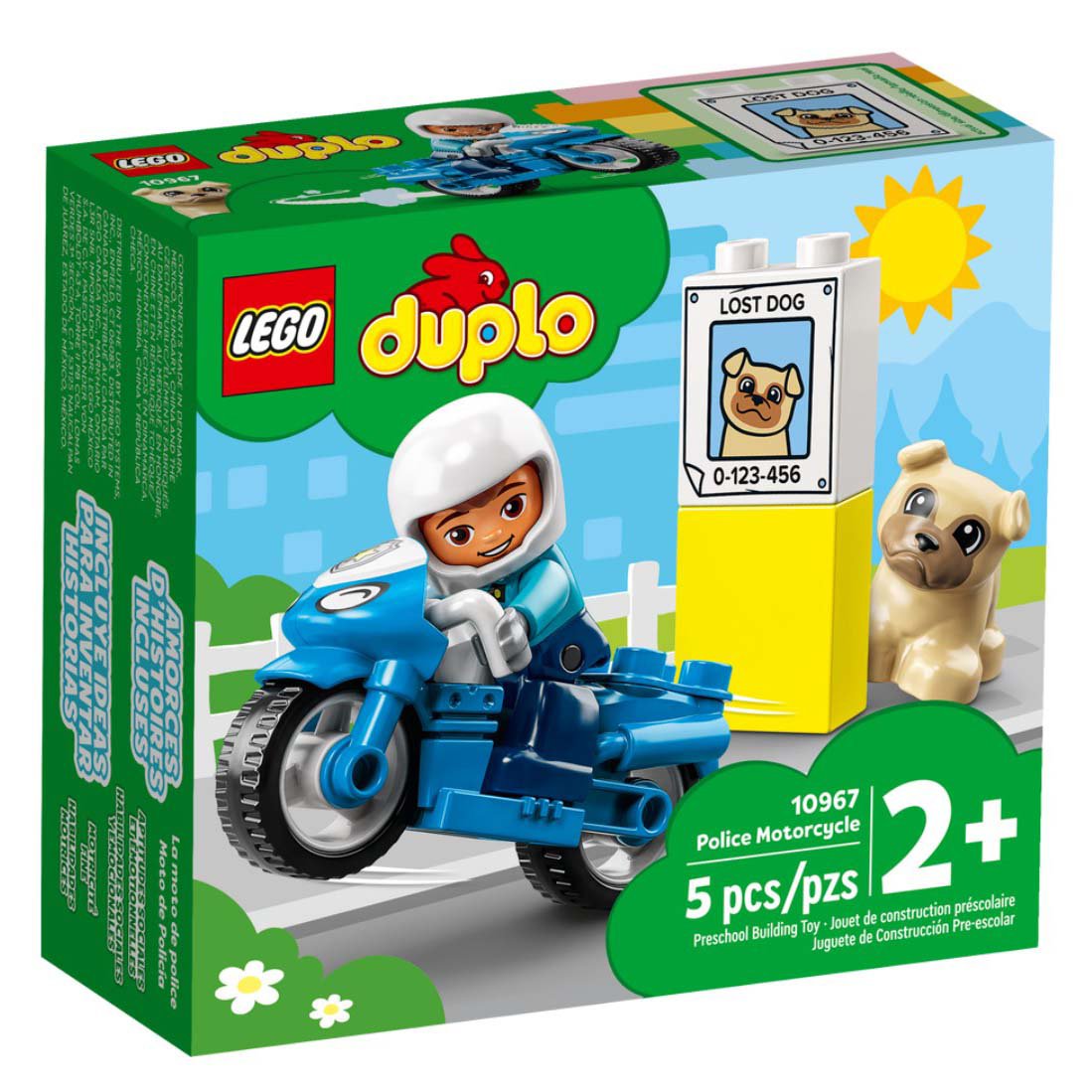LEGO Duplo Police Motorcycle Set Shop Lego & Building Blocks at HEB
