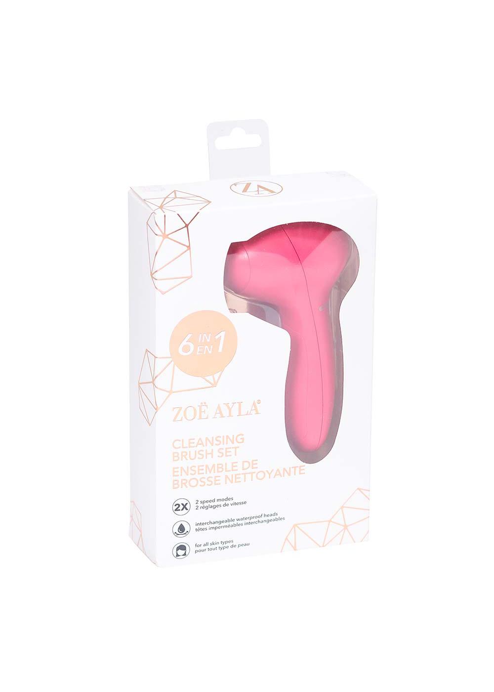 Zoe Ayla 6 In 1 Cleansing Brush Set; image 1 of 2