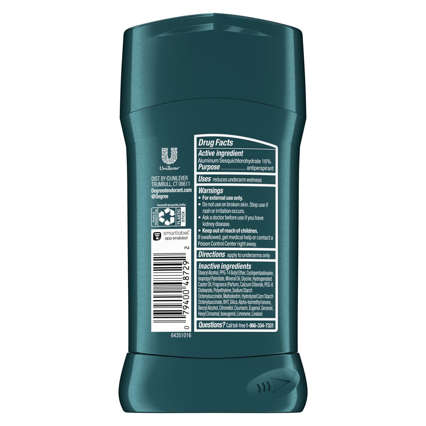 Degree 72 Hr Advanced Antiperspirant Deodorant - Nonstop; image 10 of 10