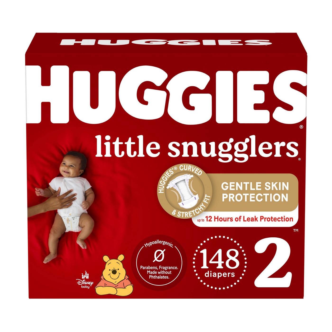 Huggies Little Snugglers Baby Diapers - Size 2 (12-18 lbs); image 1 of 8