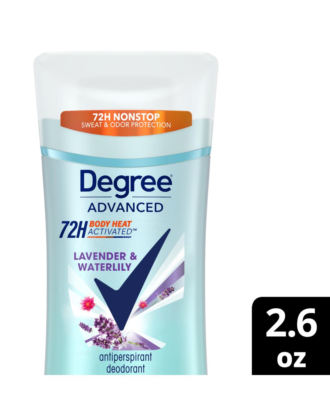 Degree 72 Hr Advanced Antiperspirant Deodorant - Lavender Waterlily; image 3 of 4