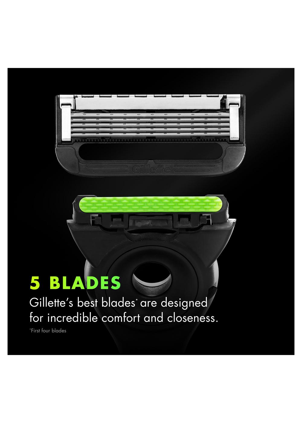 GilletteLabs Razor with Stand + 2 Blade Refills; image 10 of 10