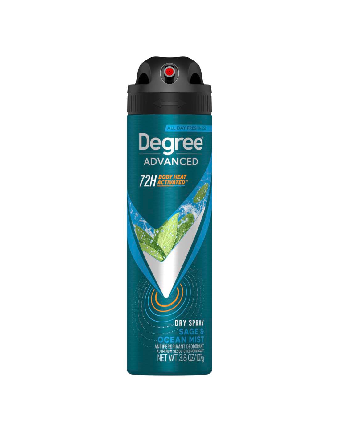 Degree Advanced Antiperspirant Deodorant Dry Spray  - Sage & Ocean Mist; image 1 of 3
