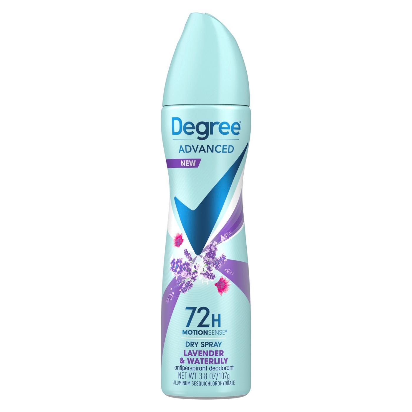 Degree Advanced Lavender Waterlily Antiperspirant Deodorant Dry Spray; image 1 of 3