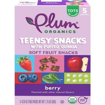 Plum Organics Teensy Snacks with Puffed Quinoa - Berry