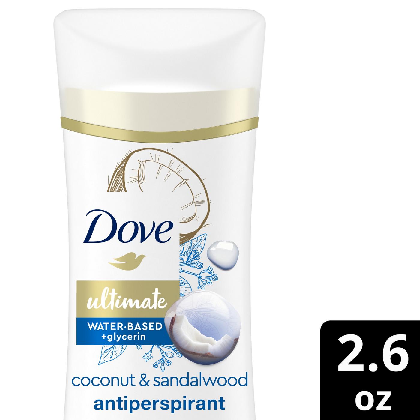 Dove Ultimate Antiperspirant Deodorant Stick - Coconut & Sandalwood; image 4 of 8