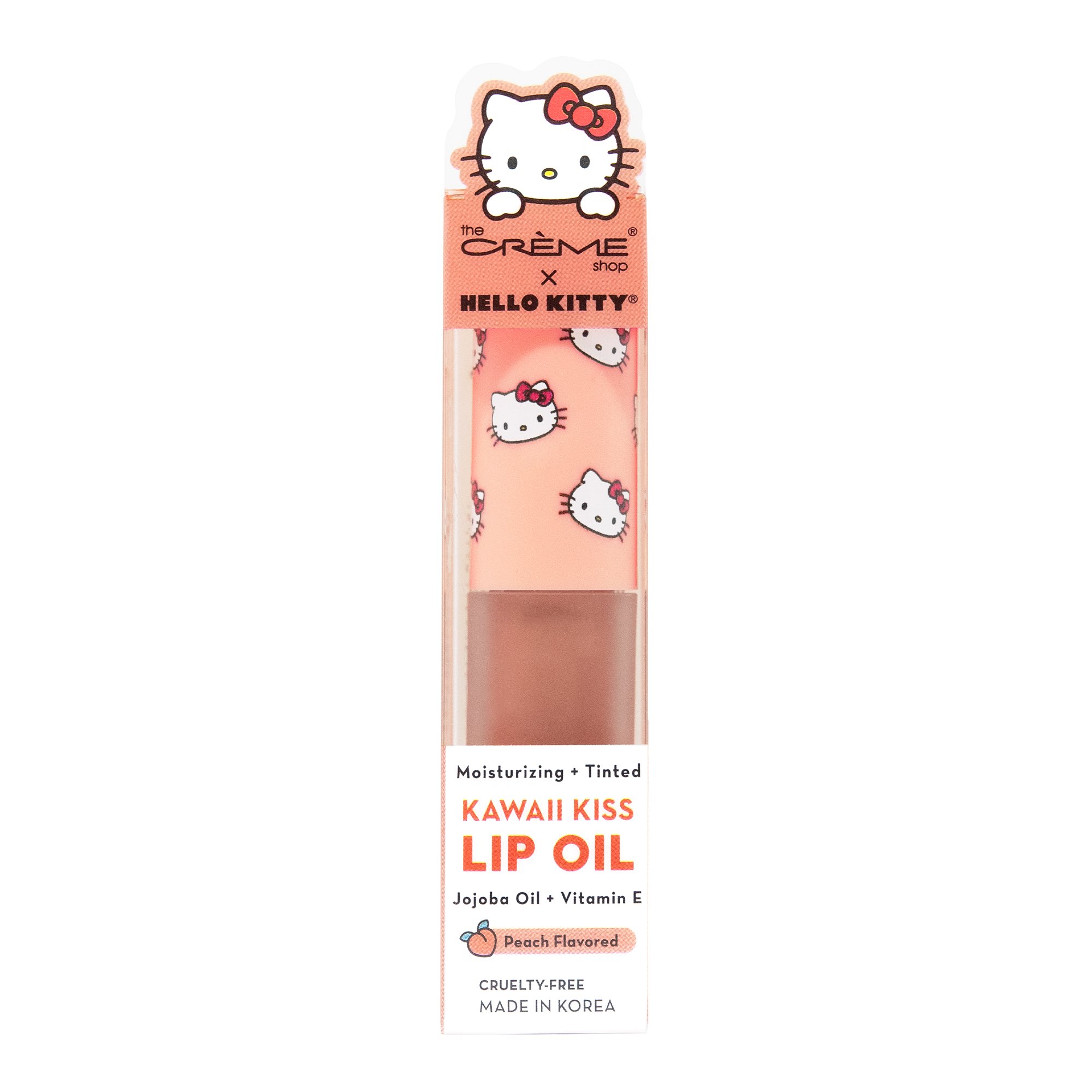 The Crème Shop Hello Kitty Kawaii Kiss Lip Oil Peach Shop Lip gloss