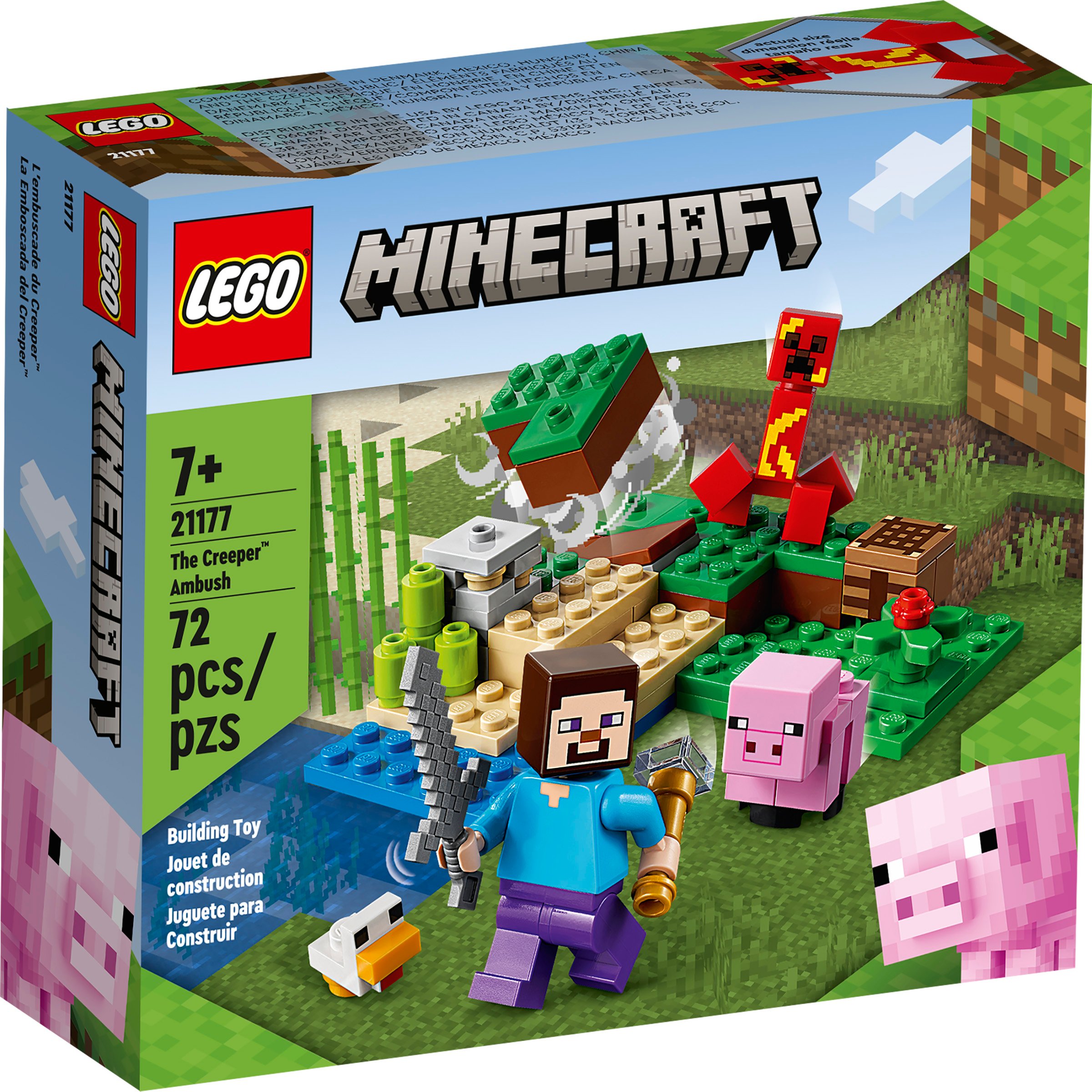 minecraft lego herobrine set