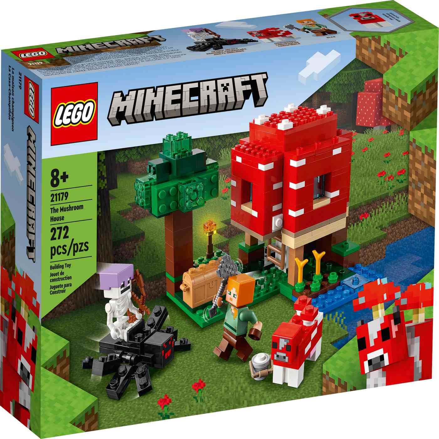 Building LEGO Minecraft Sets in Minecraft