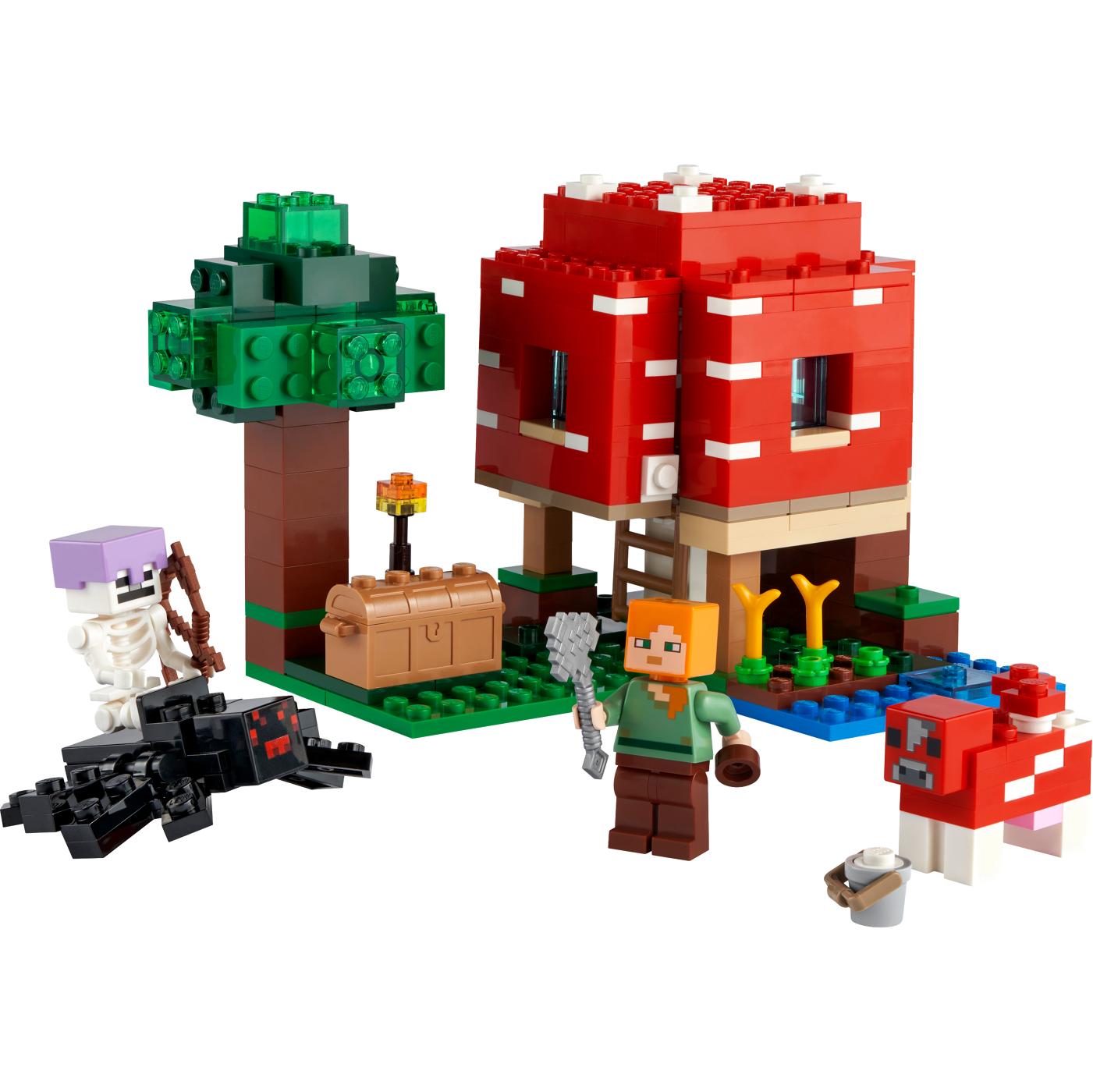 LEGO Minecraft The Mushroom House Set; image 1 of 2