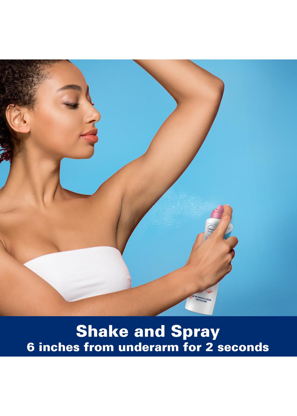 Secret Weightless Dry Spray Antiperspirant Deodorant - Wild Rose + Argan Oil; image 5 of 11