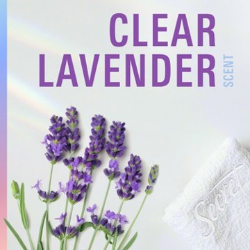 Secret Clinical Strength Clear Gel Antiperspirant and Deodorant for Women, Pro-Hyaluronic Acid, Clean Lavender