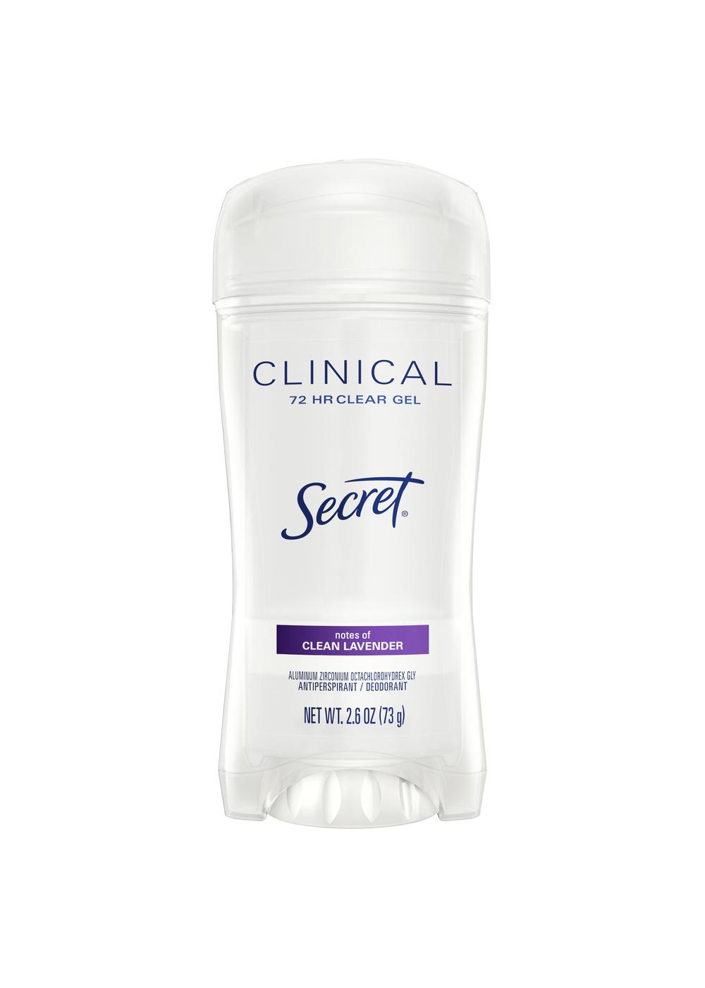 Secret Clinical 72 Hr Antiperspirant Deodorant Gel - Lavender; image 3 of 8