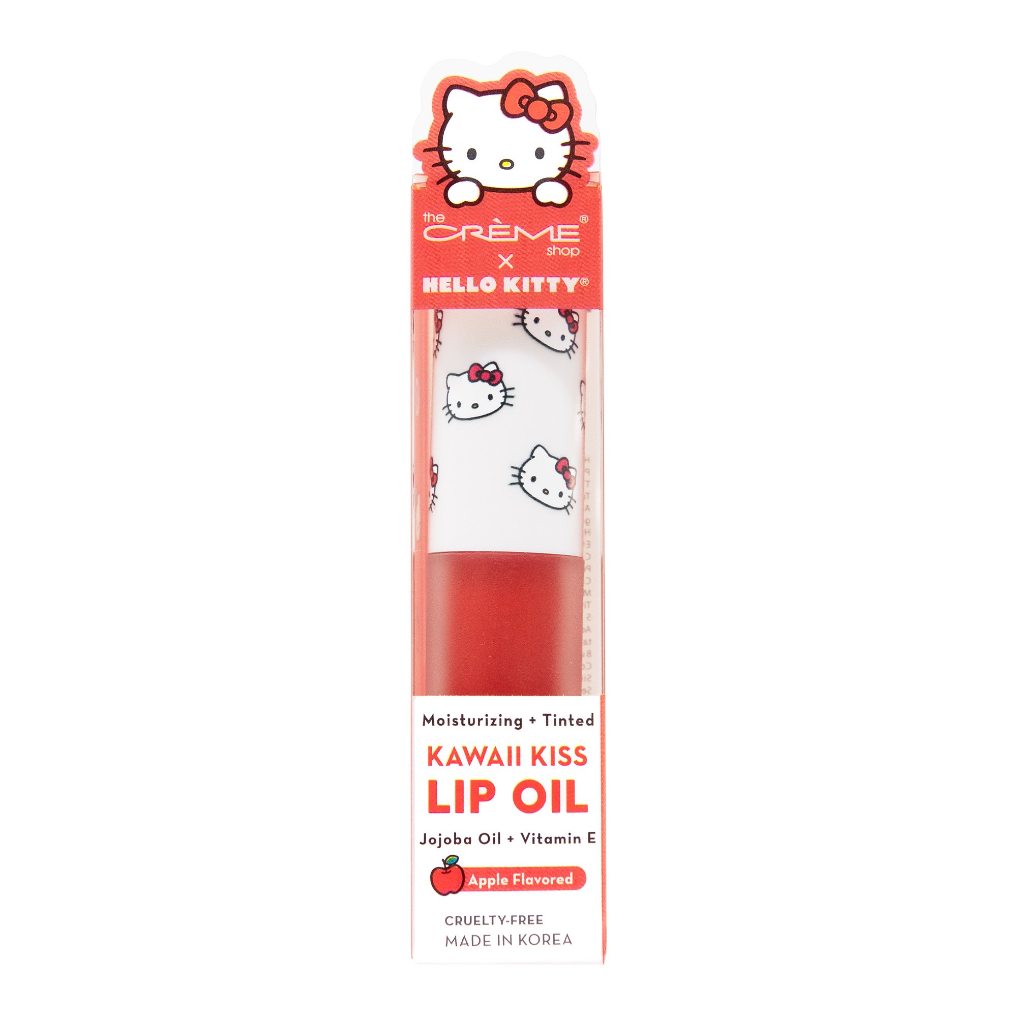 The Crème Shop Hello Kitty Kawaii Kiss Lip Oil Apple Shop Lip gloss