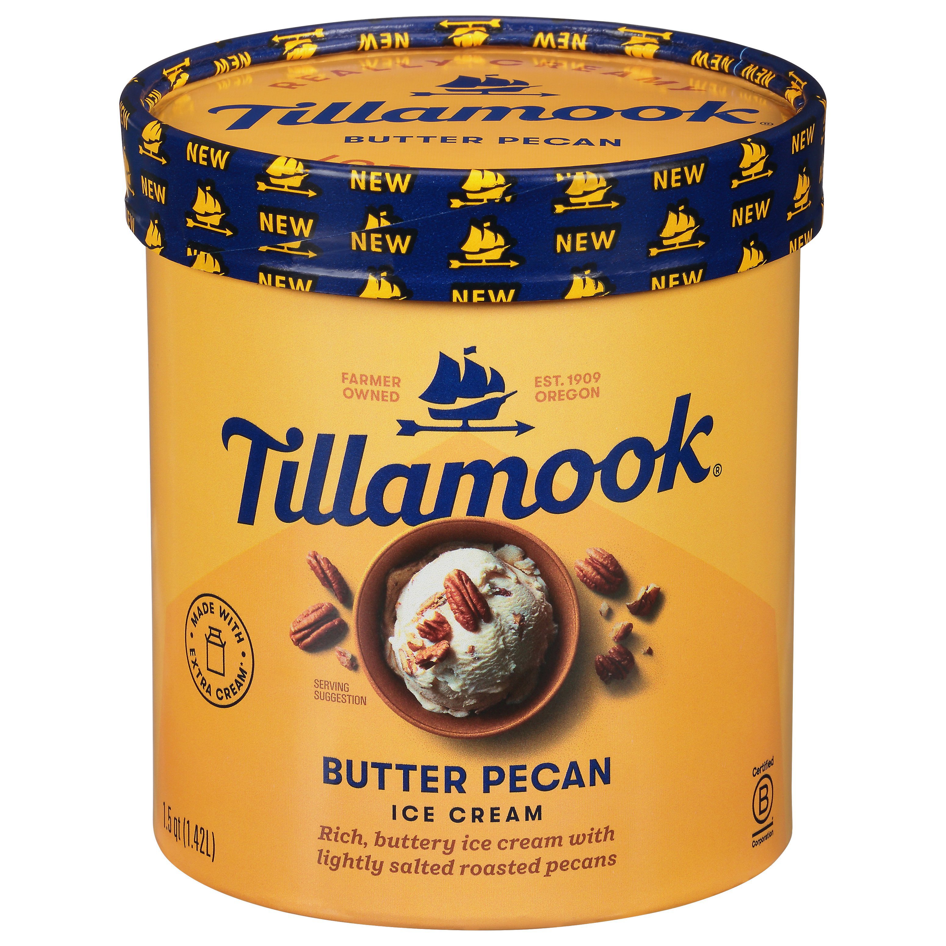 Tillamook Butter Pecan Ice Cream Shop Ice Cream & Treats at HEB