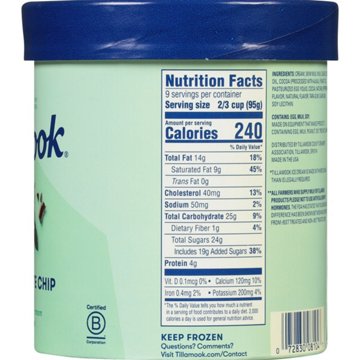 Tillamook Mint Chocolate Chip Ice Cream