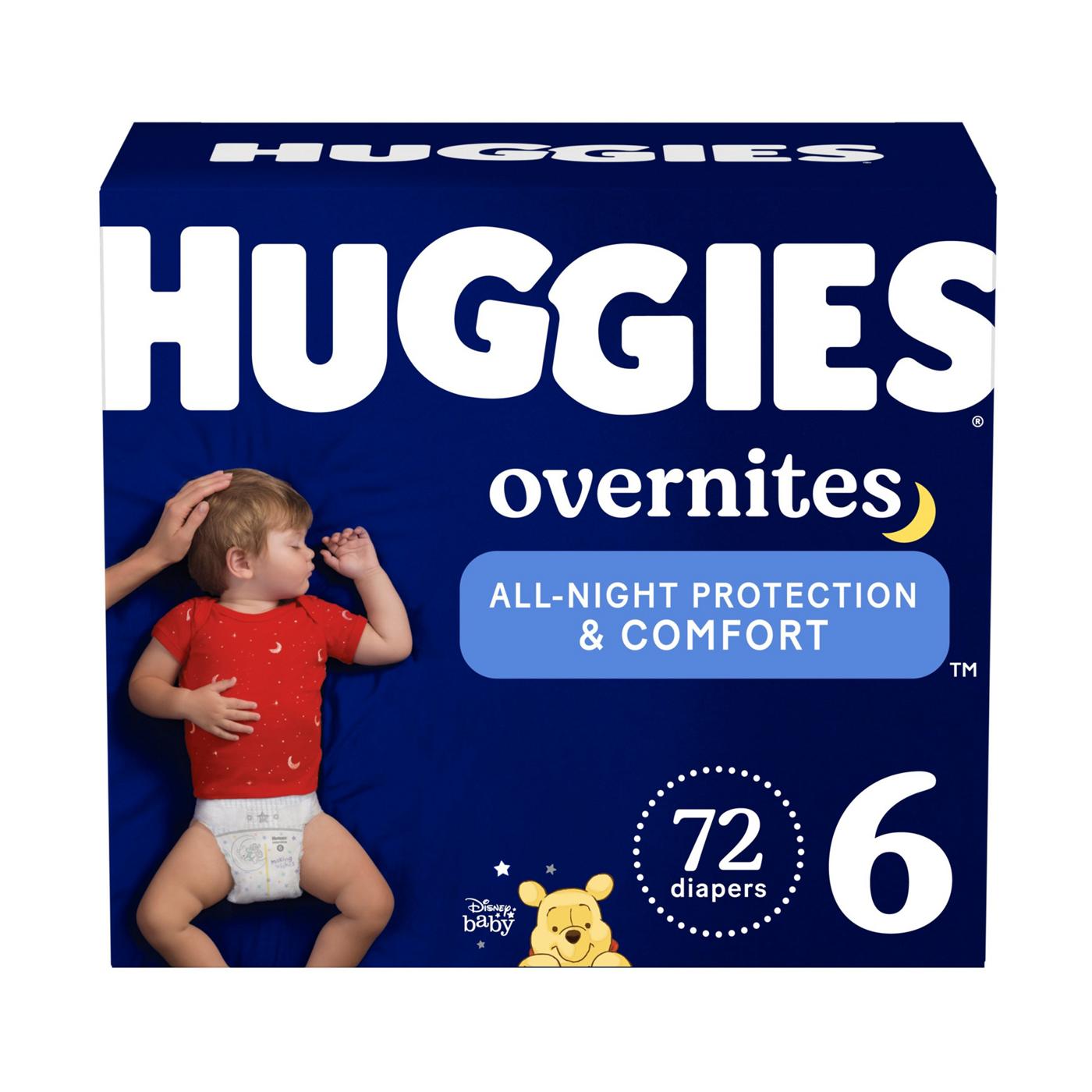 Huggies Overnites Nighttime Baby Diapers - Size 6; image 1 of 7