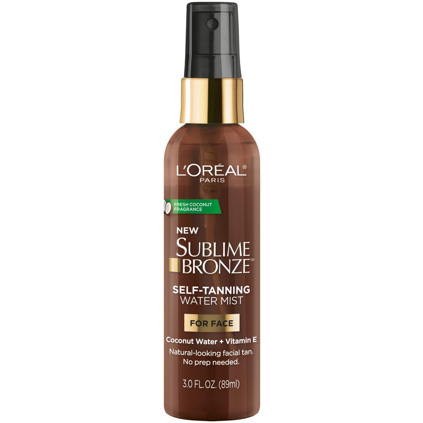 L'Oréal Paris Sublime Bronze Self-Tanning Facial Water Mist; image 1 of 6