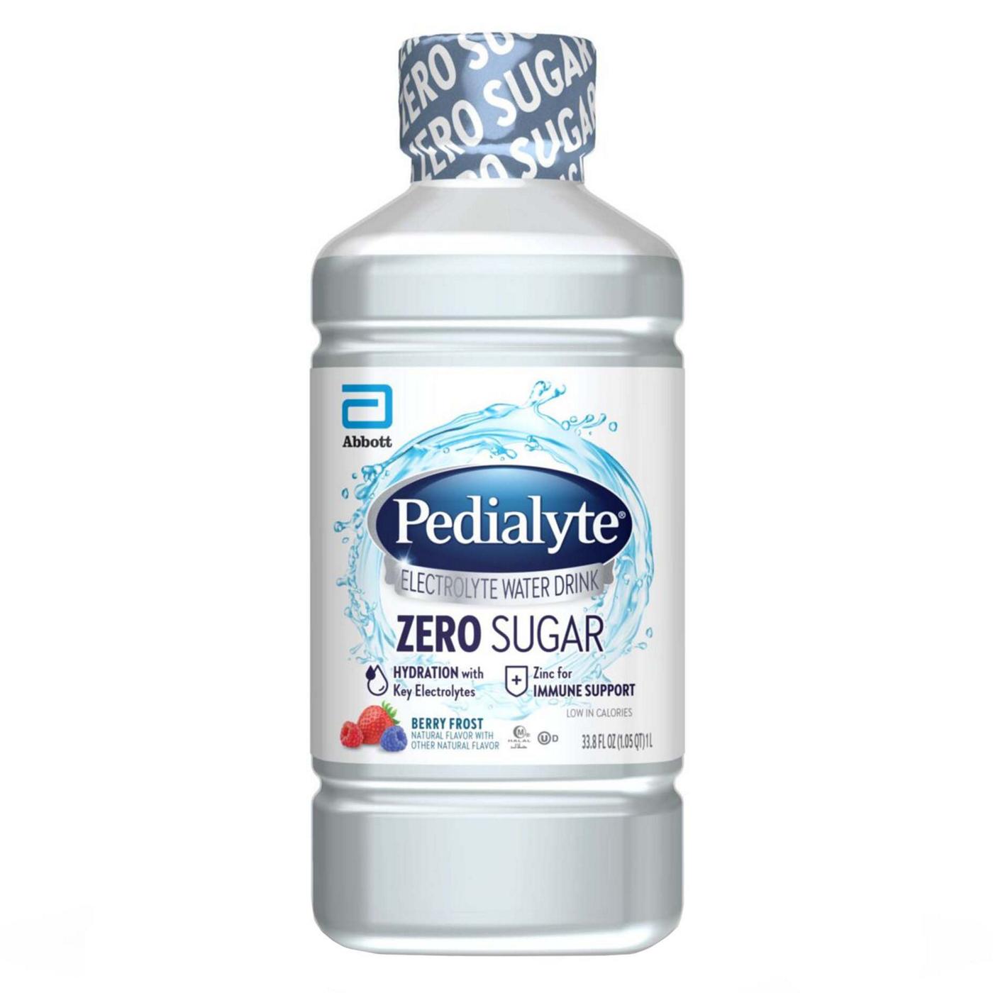 Pedialyte Zero Sugar Electrolyte Water Drink - Berry Frost; image 1 of 9