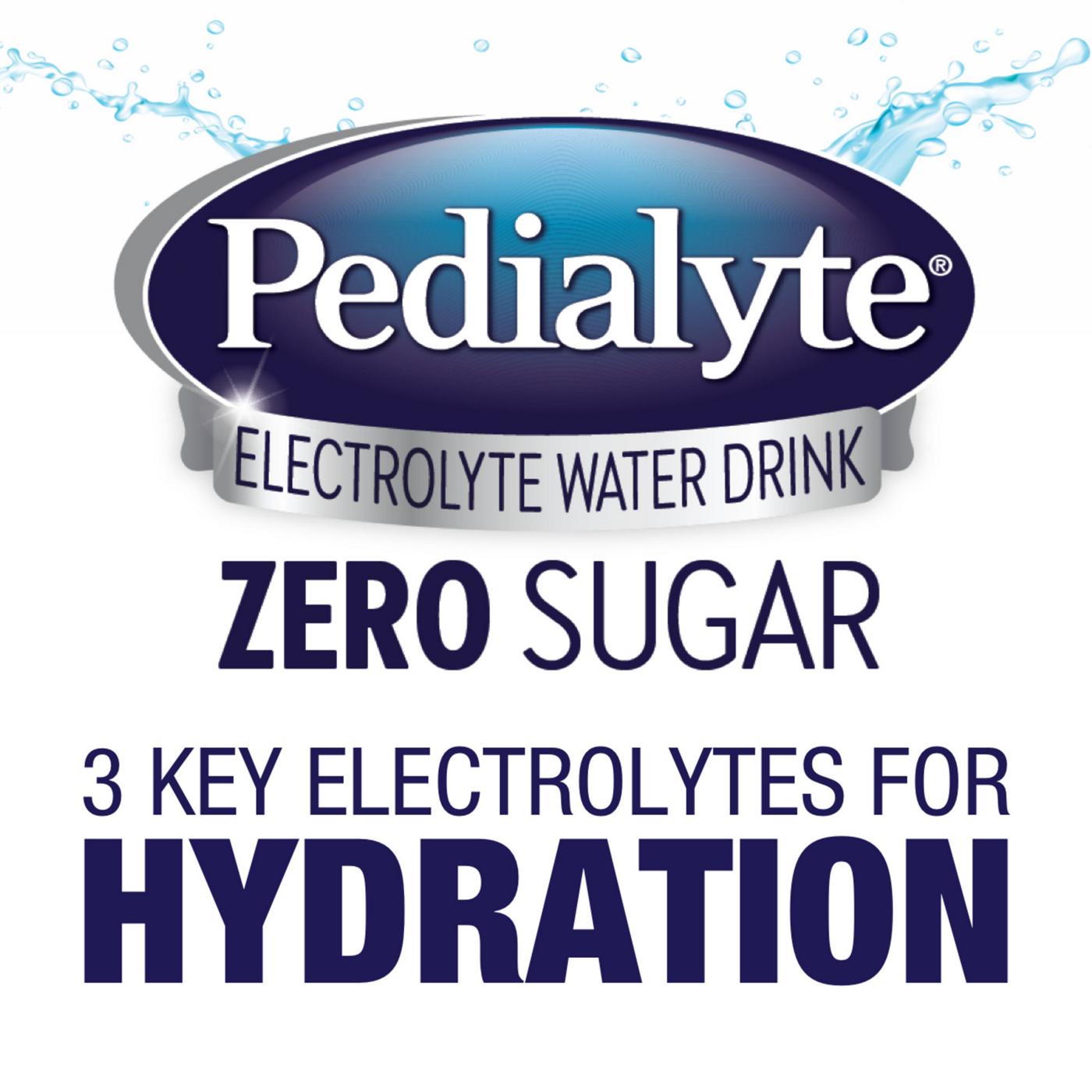 Pedialyte Zero Sugar Electrolyte Water Drink - Berry Frost; image 8 of 9